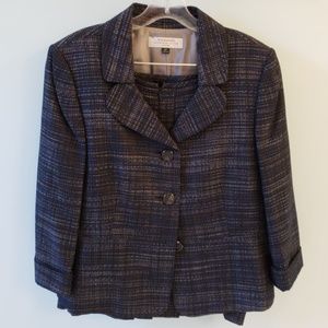 Tahari tweed suit size 16P